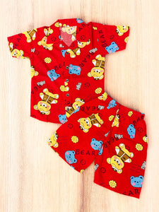 Premium Quality Baby Boy/Girl Summer Co-ord Suit- STYLISH CARTOON PRINT