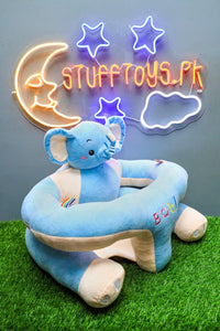 CHARACTER LONG FOOT BABY SUPPORT SEAT BLUE ELEPHANT