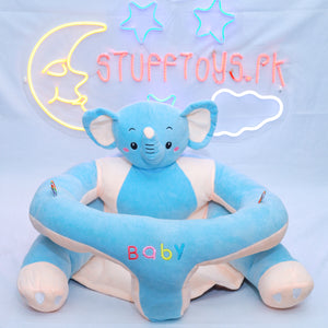 CHARACTER LONG FOOT BABY SUPPORT SEAT BLUE ELEPHANT