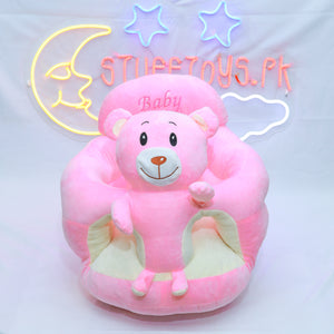 PRECIOUS ANIMAL FACES BABY SEAT- PINK BEAR