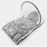 BABY CARRY NEST WITH MOSQUITO NET-GREY