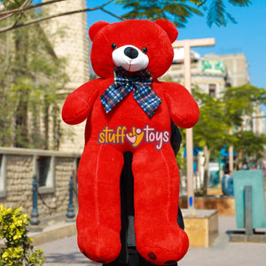 GIANT TEDDY BEAR 3.6FT RED