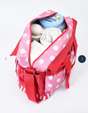 BABY DIAPER BAG - PINK DOTTED