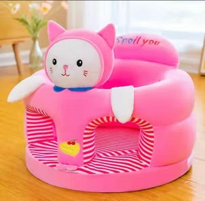 PINK CAT BABY ROUND FLOOR SEAT