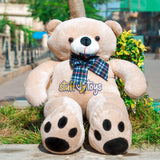 GIANT TEDDY BEAR 3.6FT LIGHT BROWN