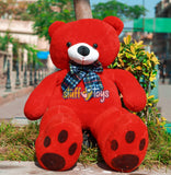 GIANT TEDDY BEAR 3.6FT RED