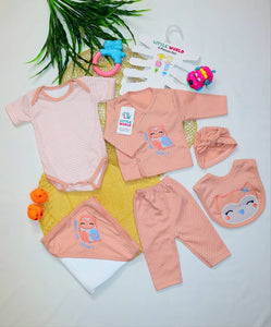 Newborn Clothing Set Beige 6 Pcs (0-6 Months)