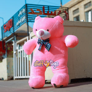 PLUSH PINK TEDDY BEAR 2.6FT