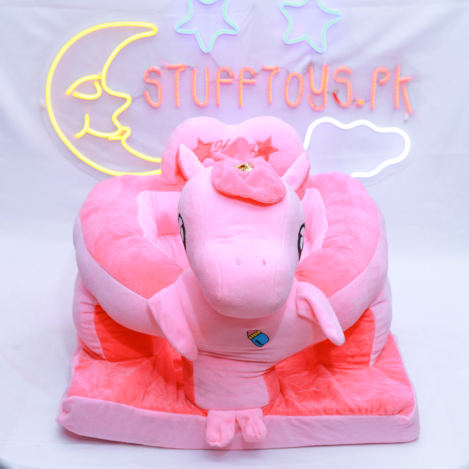 PINK UNICORN BABY FLOOR SUPPORT SEAT