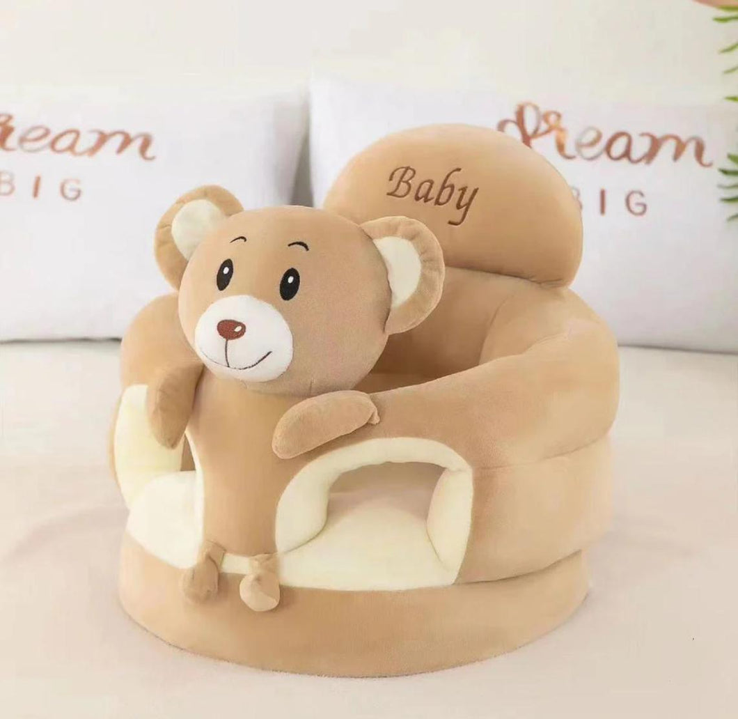 BROWN BEAR BABY ROUND FLOOR SEAT