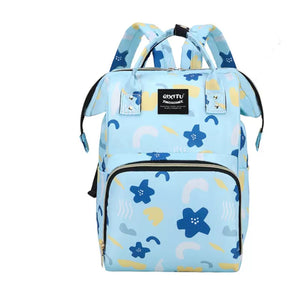 Mother Fashion Travel Diaper Bag Sky Blue