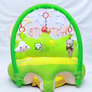 Baby SUPPORT CROWN TOY BAR SEAT-GREEN