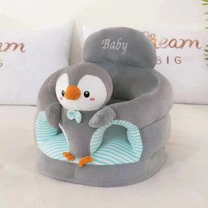 GREY PENGUIN BABY ROUND FLOOR SEAT