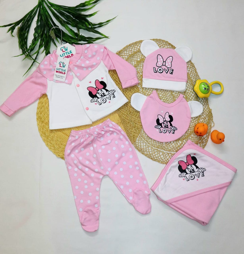 Newborn Clothing Set Minnie Mouse(0-6 Months)