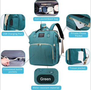 2in1 Travel Mother Bed and Bag