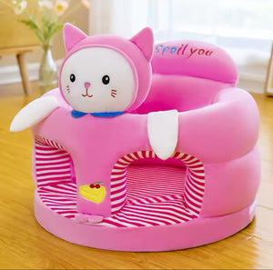 Pink Cat Kids Round Floor Seat