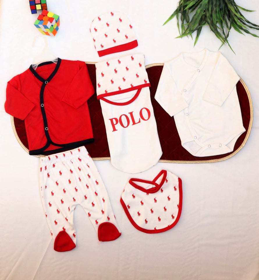 New Born Clothing Set Polo (0-6 Months)