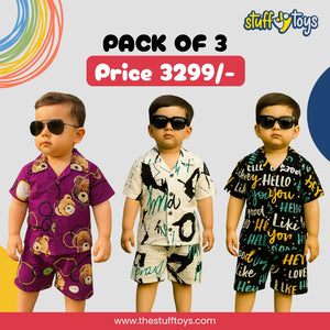 PREMIUM QUALITY KIDS BOY SUMMER CO-ORD SET (PACK OF 3)
BUNDLE 5