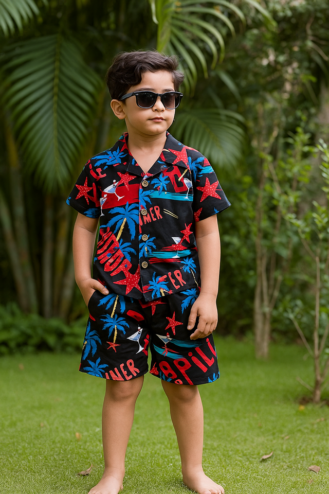 PREMIUM QUALITY BABY BOY SUMMER CO-ORD SUIT- SUMMER VIBES