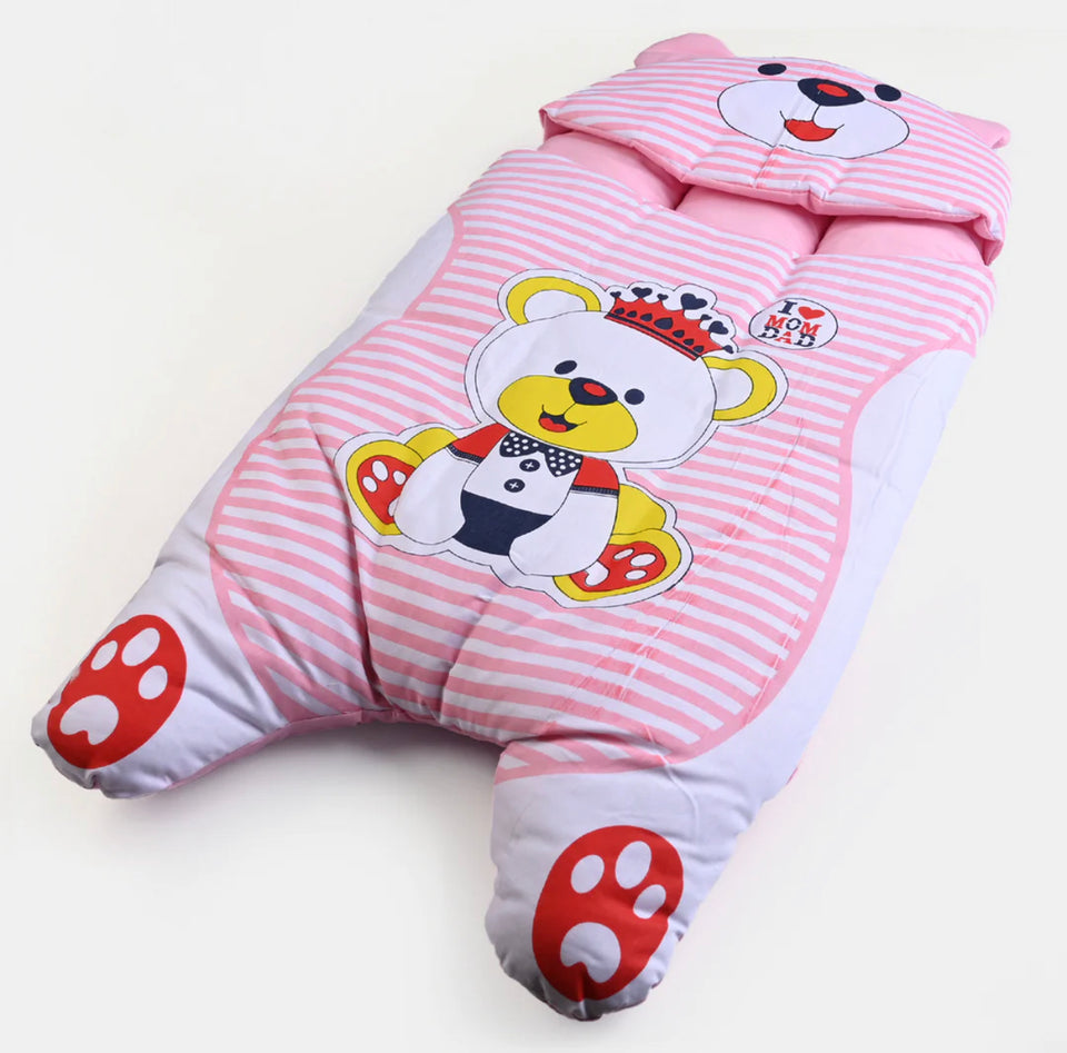 NEWBORN BABY CARRY NEST PANDA-PINK