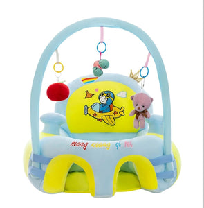 BABY PLANE SEAT WITH TOY BAR - BLUE