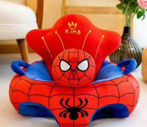 Learn to Sit with Back Support Baby Character Floor Seat with Side Handles SPIDERMEN