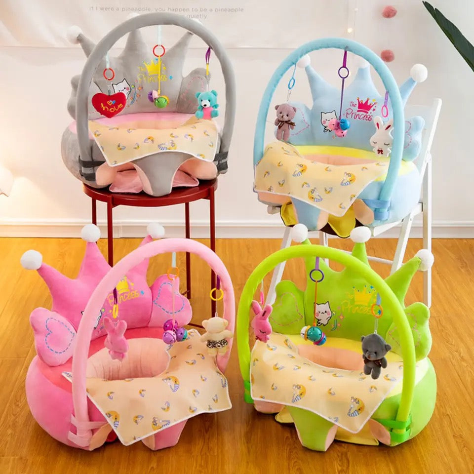 Baby seat with top toys