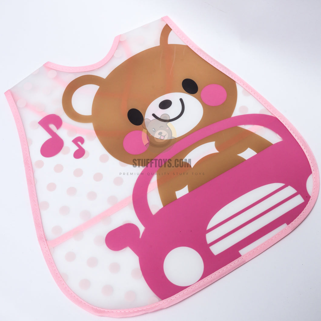 Baby Bear Aprin Plastic Bib