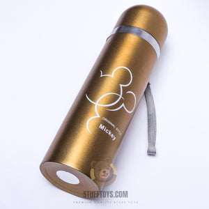 Stainless Steel Water Bottle-550ml  Golden Mickey