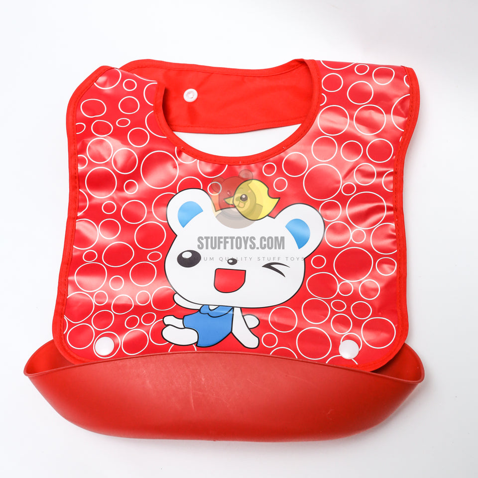 Baby Plastic Aprin Bib With Food Tray