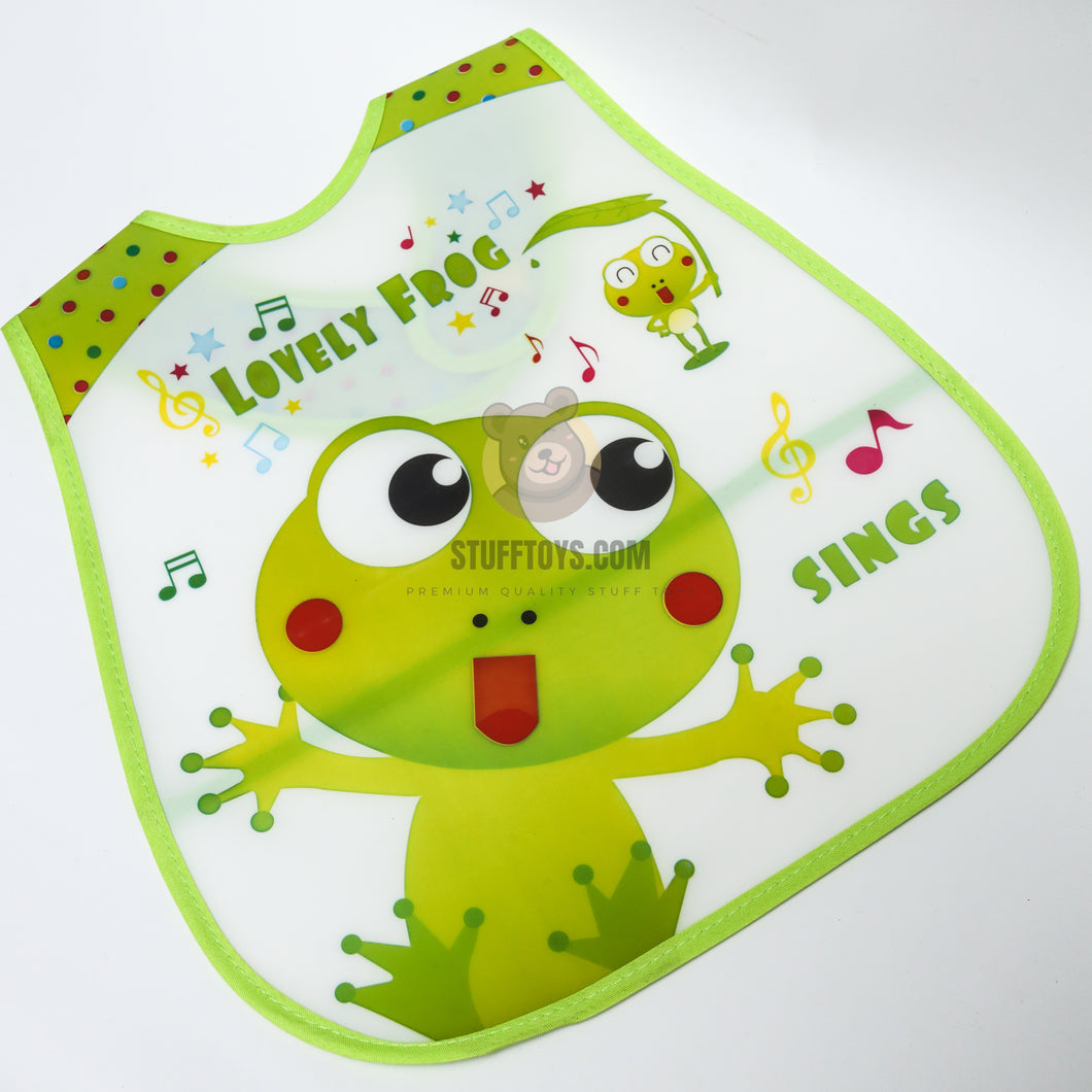 Baby Frog Aprin Plastic Bib