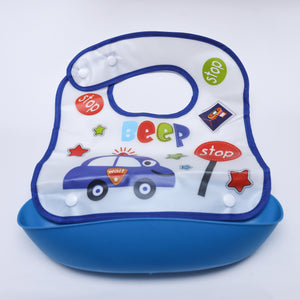 Baby Car Bib With Food Catcher Tray