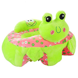 Learn to Sit with Back Support Character Baby Floor Seat-Green Frog